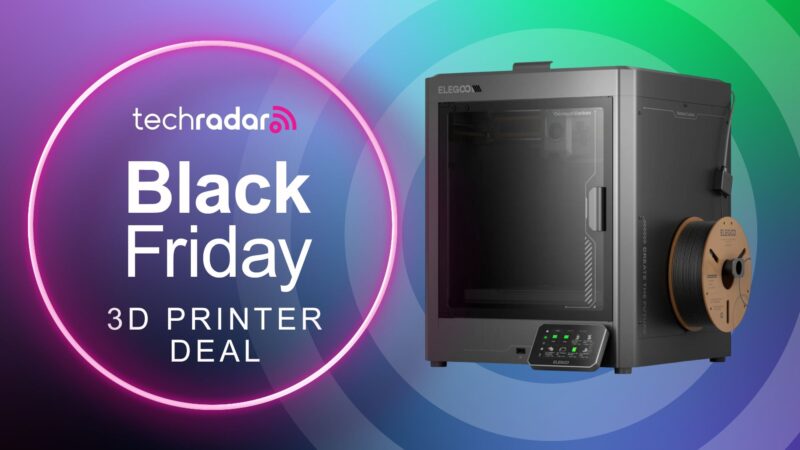 The Elegoo Centauri Carbon is a budget 3D printer that’s priced at just $279.99 this Black Friday