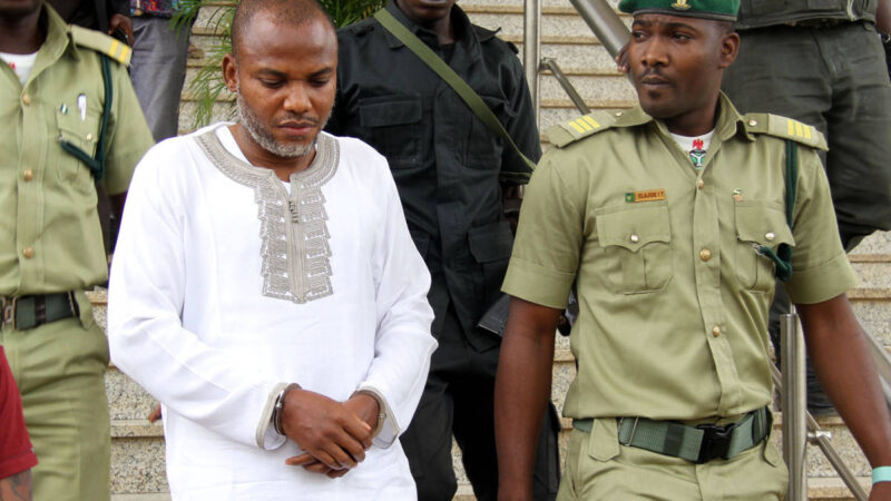 Court Convicts Kanu Of Terrorism Charges
