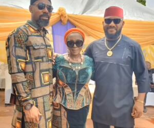 Yul reunites with Linc, Rita Edochie amid alleged breakup with Judy Austin [VIDEO]