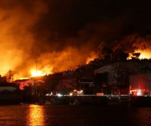 Massive Fire Sweeps Through Japanese City