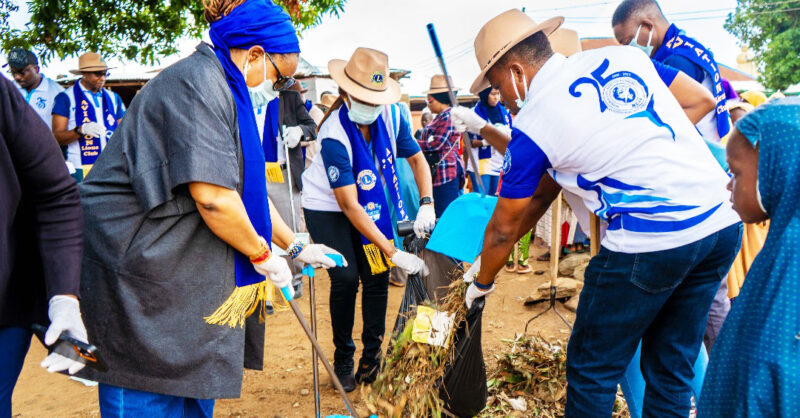 Aviation Lions Club Embarks On Bassa Airport Community Sanitation