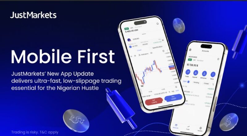 JustMarkets App Delivers Ultra-Fast, Low Slippage Trading To Nigerian On-The-Go Traders