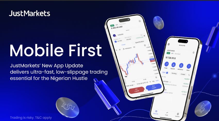 JustMarkets App Delivers Ultra-Fast, Low Slippage Trading To Nigerian On-The-Go Traders