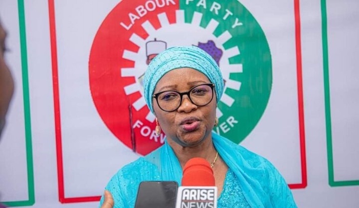 Nenadi Usman-Led LP Faction Submits 34-Member Leadership List to INEC Boss Amupitan – Arise News