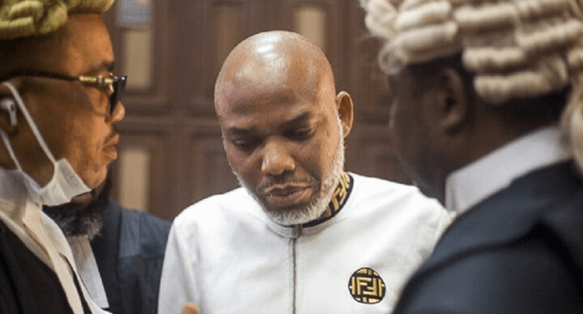 Appeal Court Dismisses Nnamdi Kanu’s Alleged Rights Violation Case Against DSS, AGF