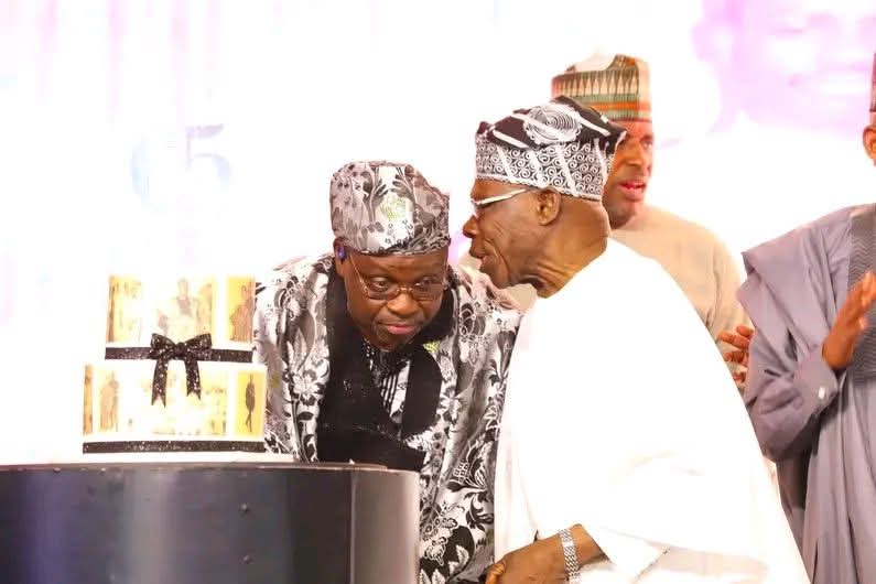 “Obasanjo’s Remark At My Birthday Party Almost Made Me Collect Microphone From Him And Hit It On His Head” — Fayose