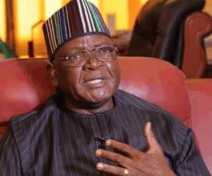 VIDEO: Moment Turaki, Makinde, Bala Mohammed chased Ex-Gov Ortom out of PDP secretariat