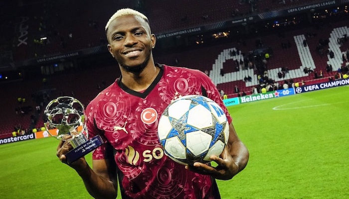 Osimhen Scores Hattrick, Becomes Champions League Leading Goalscorer – Arise News