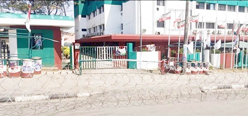 8 Days After, PDP Hqtrs Remains Sealed As Factions Head To Court
