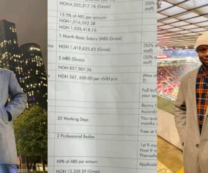 Doctor shares annual salary and allowances of a company’s recruited employee