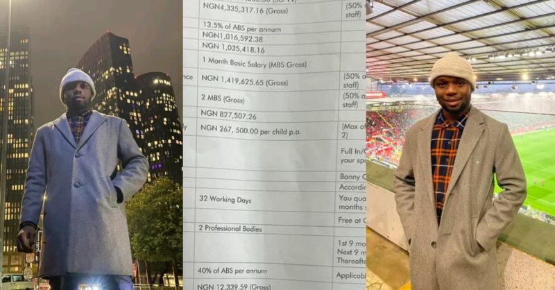 Doctor shares annual salary and allowances of a company’s recruited employee