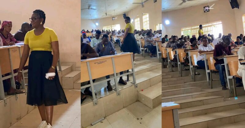 Woman invigilated her husband’s examination hall, shares why she changed his seat twice