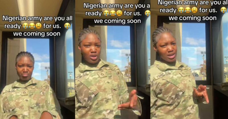 “We’re coming”- US soilder sends message to Nigerian army amid Trump’s threat