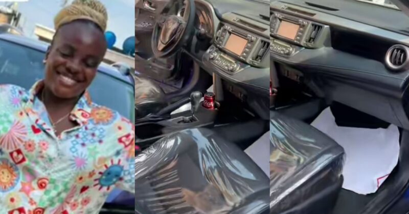 Lady buys new vehicle with business she started with 25K