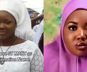 Lady quits Catholicism for Islam, shares the meaning of her new name