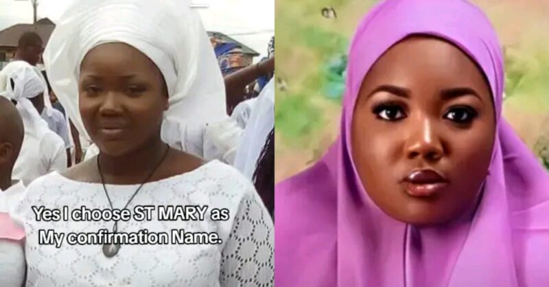 Lady quits Catholicism for Islam, shares the meaning of her new name