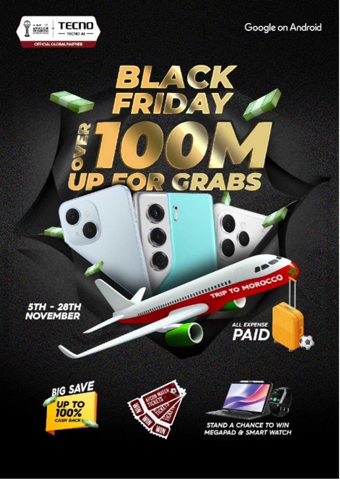 Excitement Hits the Streets of Nigeria As TECNO Reveals Winners of Its Black Friday Mega Slash