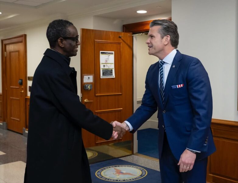 US Defence Secretary meets Ribadu, vows aggresive action to end Christian persecution