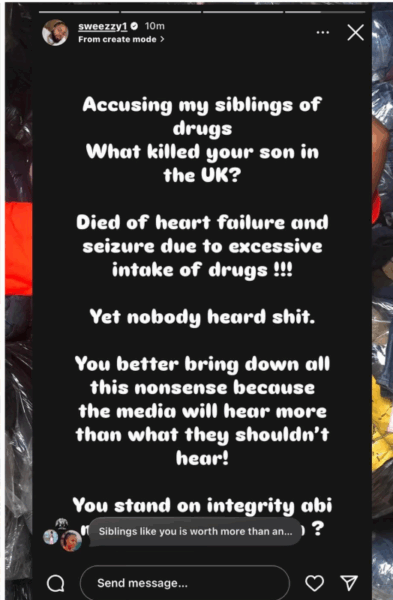 Your son d!ed in the UK due to excessive intake of drugs