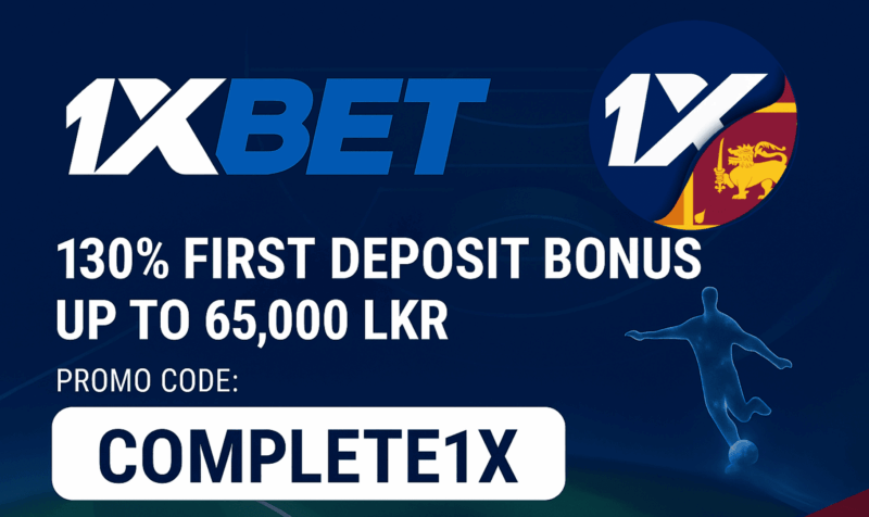 1xbet Promo Code Sri Lanka 2025 → COMPLETE1X for 65,000 LKR