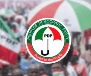 Anti-Turaki Protesters Storm PDP Headquarters As Wike Faction Takes Over