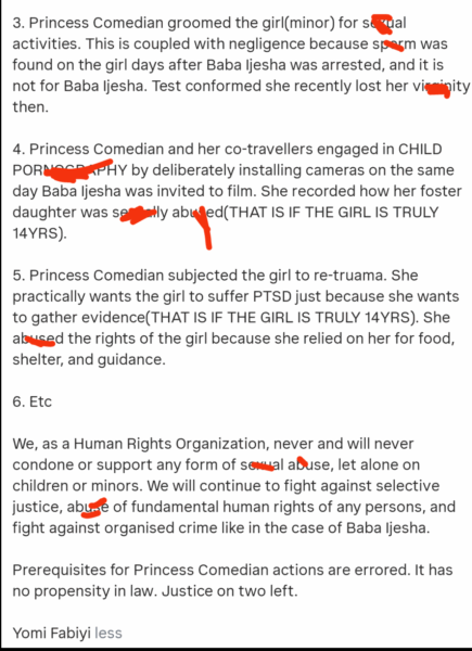 Actor Yomi Fabiyi speaks after Baba Ijesha’s release; makes fresh claims about the case