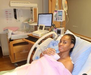 Actress Yetunde Barnabas Olayinka and Super Eagles player Peter Olayinka welcome second child