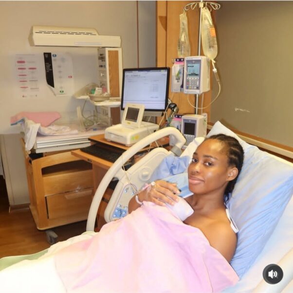 Actress Yetunde Barnabas Olayinka and Super Eagles player Peter Olayinka welcome second child