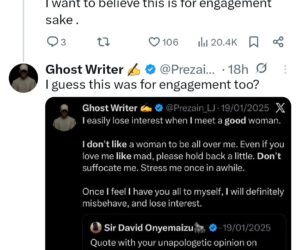 “If you present yourself as an understanding girlfriend, you will not see 1 Naira from me” Man reveals he spends more on women who expect more