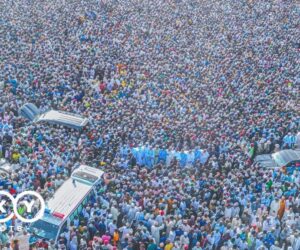 Massive Crowd As Sheikh Dahiru Usman Bauchi Is Buried (Photos)