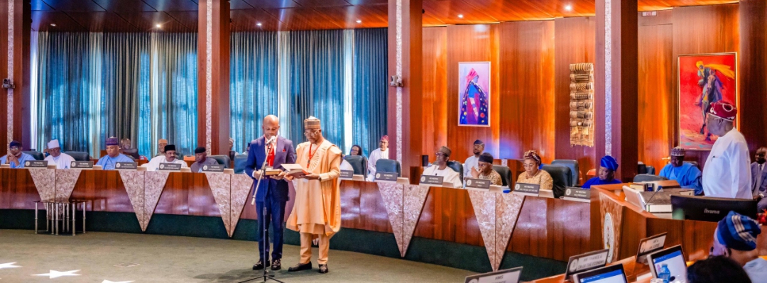 Tinubu Swears In 2 New Ministers, Tasks Them On Efficiency