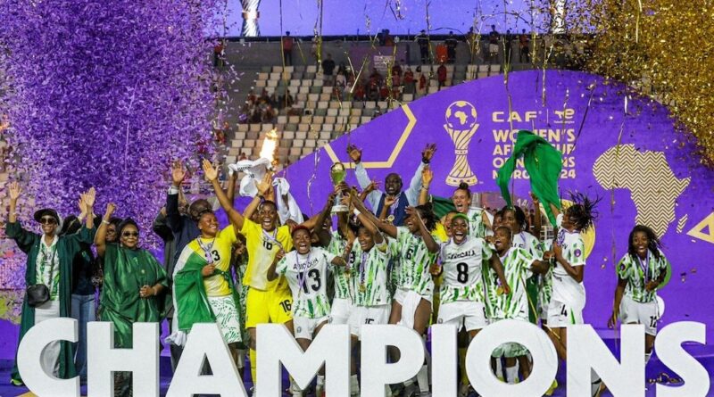 Super Falcons win ‘Women’s National Team of the Year’ for the third year in a row