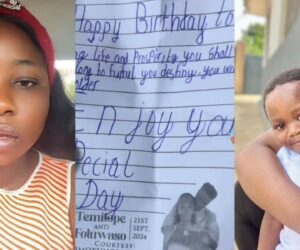 “Who is John?” – Nigerian mom discovers mysterious letter in 2-year-old’s school bag
