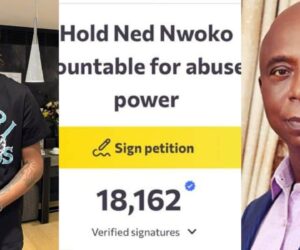 Tension rises as 18,000 people sign Regina Daniels brother’s petition against Ned Nwoko