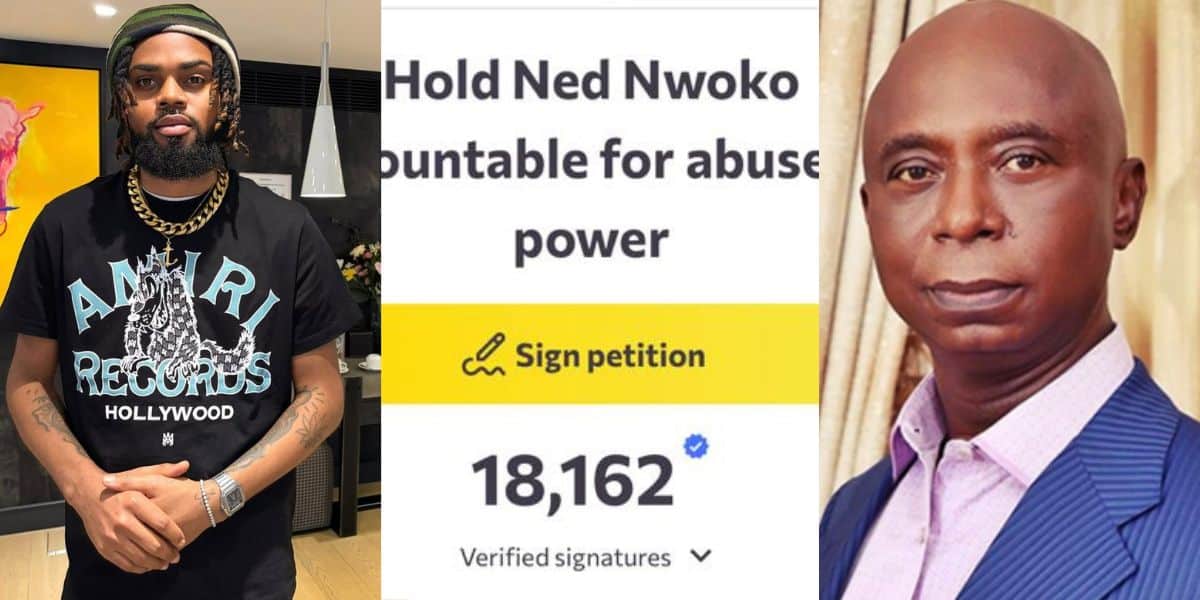 Tension rises as 18,000 people sign Regina Daniels brother’s petition against Ned Nwoko
