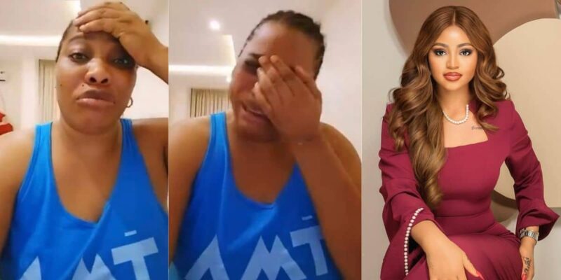 Gina is trying to harm herself, she’s not opening the door