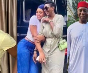 Social media explodes as Annie Idibia reacts to Laila Charani’s call out of Regina Daniels
