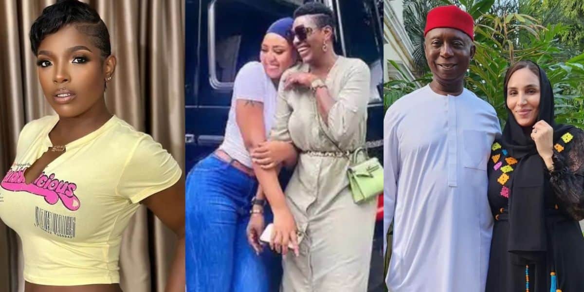 Social media explodes as Annie Idibia reacts to Laila Charani’s call out of Regina Daniels