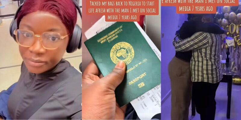 Uk-based lady dumps life abroad, relocate to Nigeria for a man she met online 7 years ago