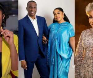 “My role model” – Eve Esin confesses deep love for Rita Dominic on her 3rd wedding anniversary