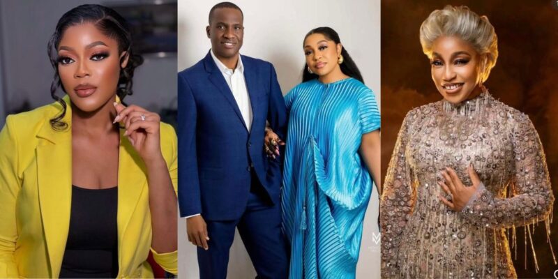 “My role model” – Eve Esin confesses deep love for Rita Dominic on her 3rd wedding anniversary