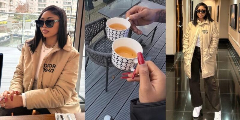 “I’m on my lane” – Regina Daniels flaunts new life in London, shares happy moments