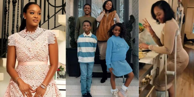Anita Okoye’s Thanksgiving video sparks concern she as cooks on crutches