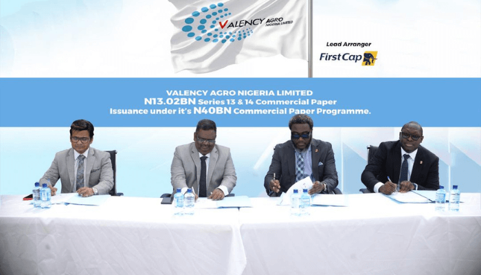 Valency Agro raises N13bn via series 13& 14 commercial paper issuance