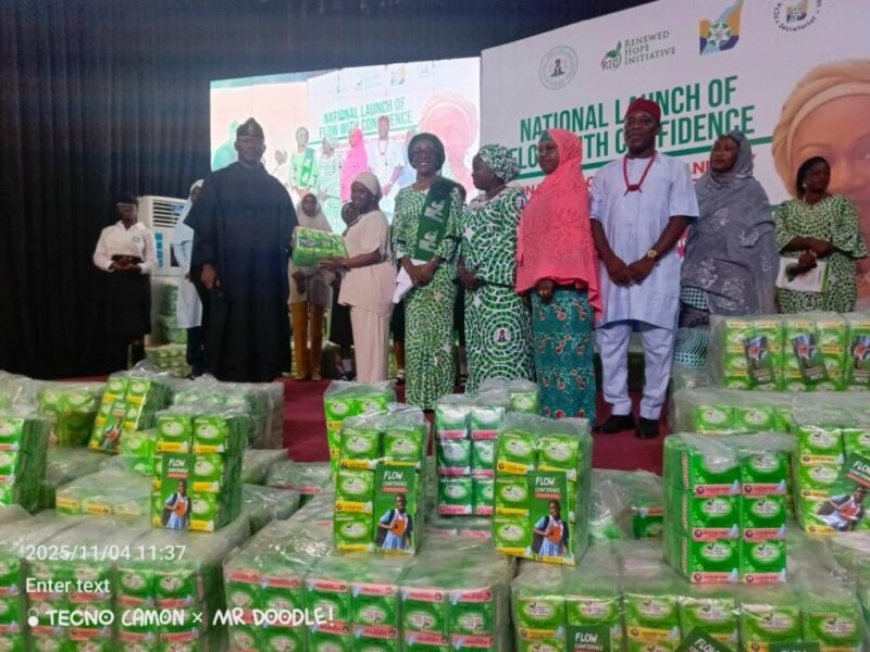 First Lady Launches ‘Flow With Confidence’ To Combat Period Poverty, Keep Girls In School