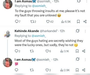 Nigerian lady shoots her shot at a doctor on X