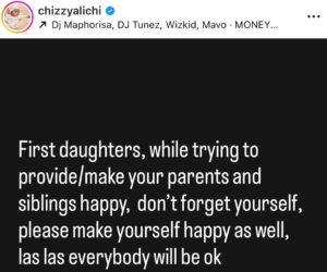 Actress Chizzy Alichi addresses ‘first daughters’