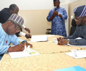 State House Perm Sec Signs Performance Contract, Warns Workers Against Laxity