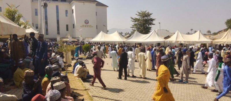 Mourners Gather At Late Sheikh Dahiru Bauchi’s Mosque