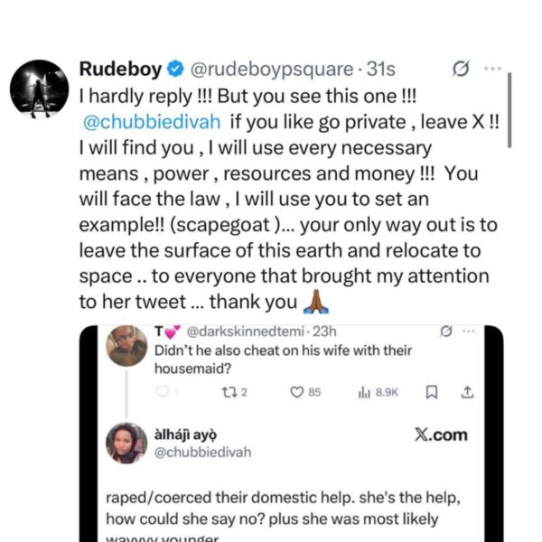 Lady who accused singer, Paul Okoye of r@pe arrested and arraigned in court